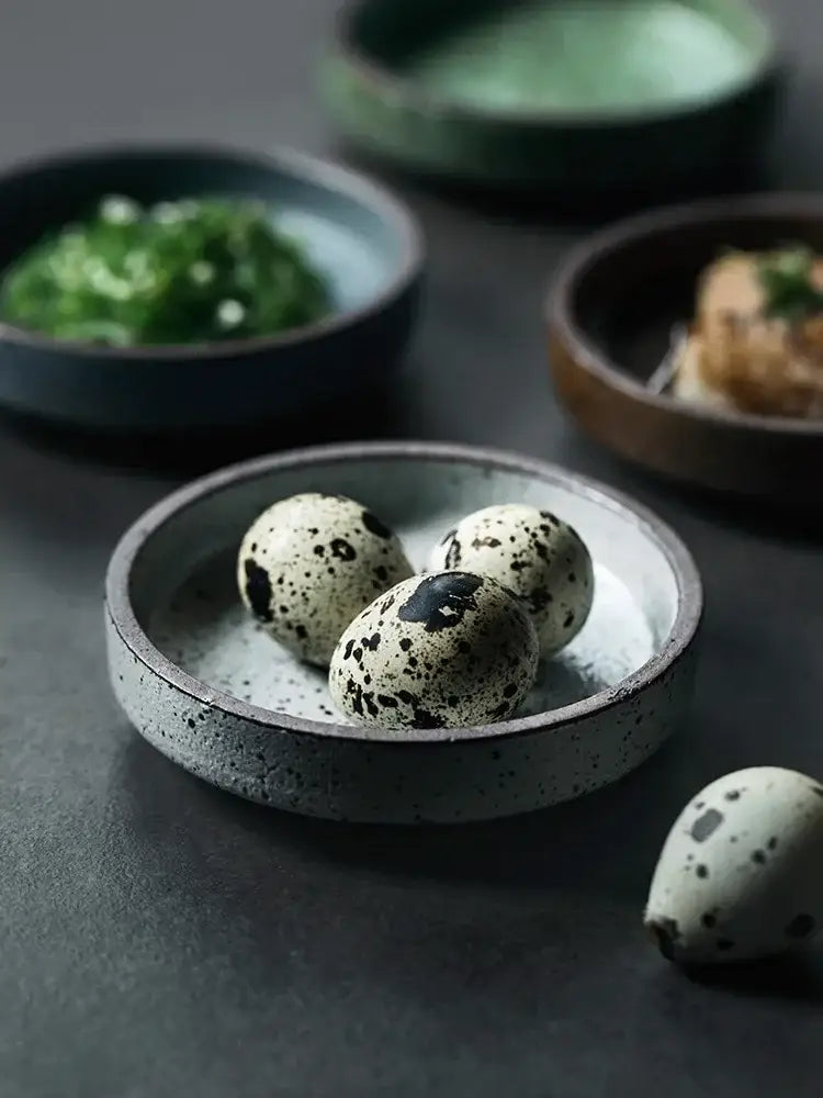 Speckled Ceramic Snack Plates