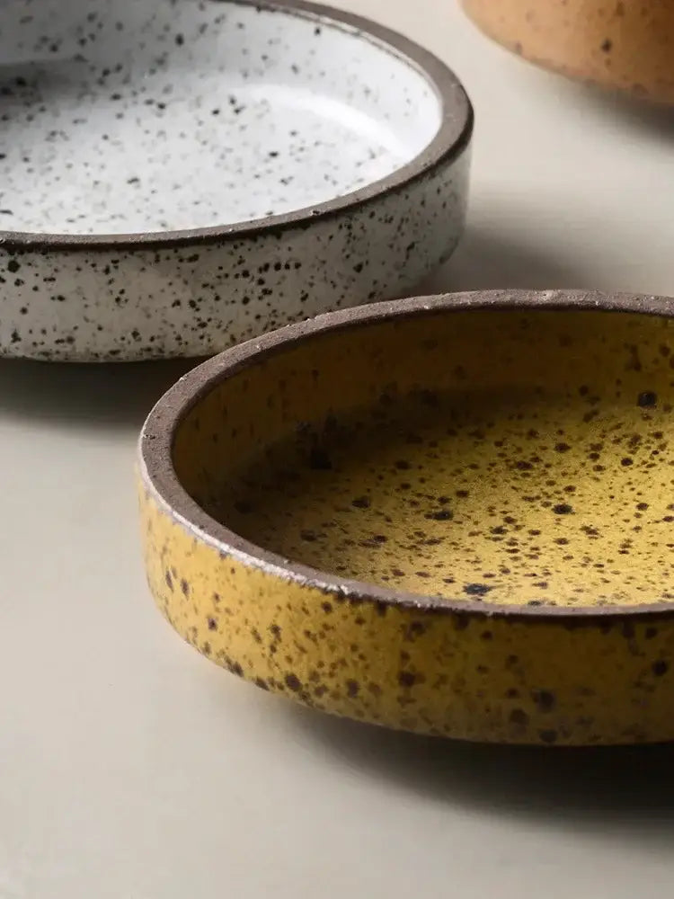 Speckled Ceramic Snack Plates