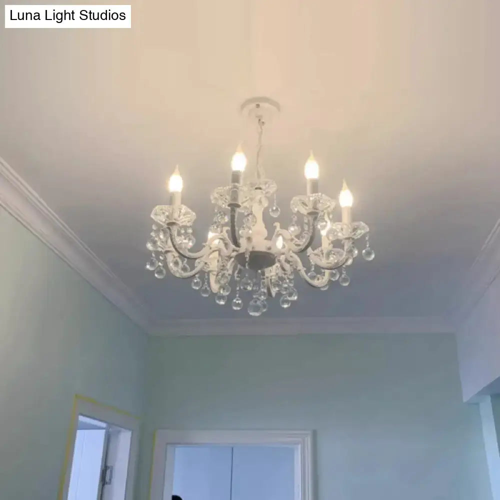 White Crystal Chandelier