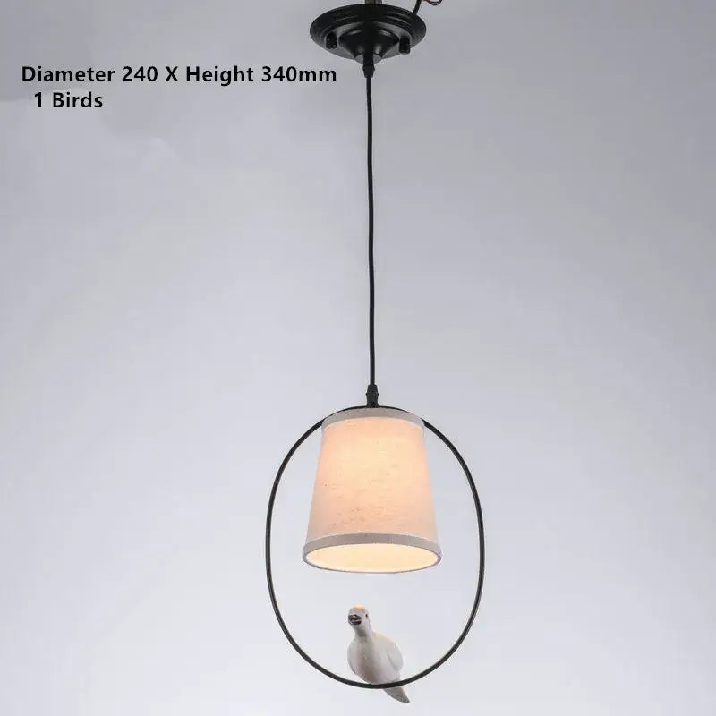 Iron Bird Chandelier