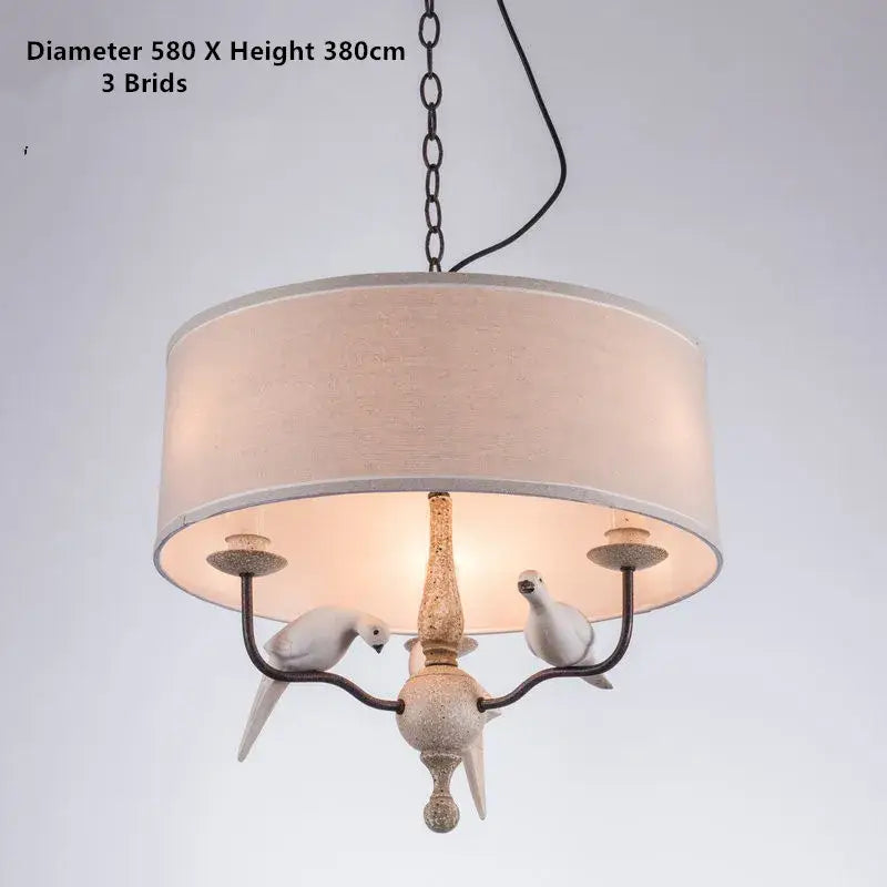 Iron Bird Chandelier