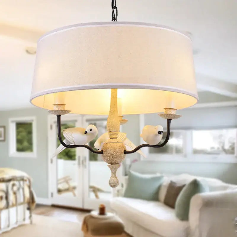 Iron Bird Chandelier