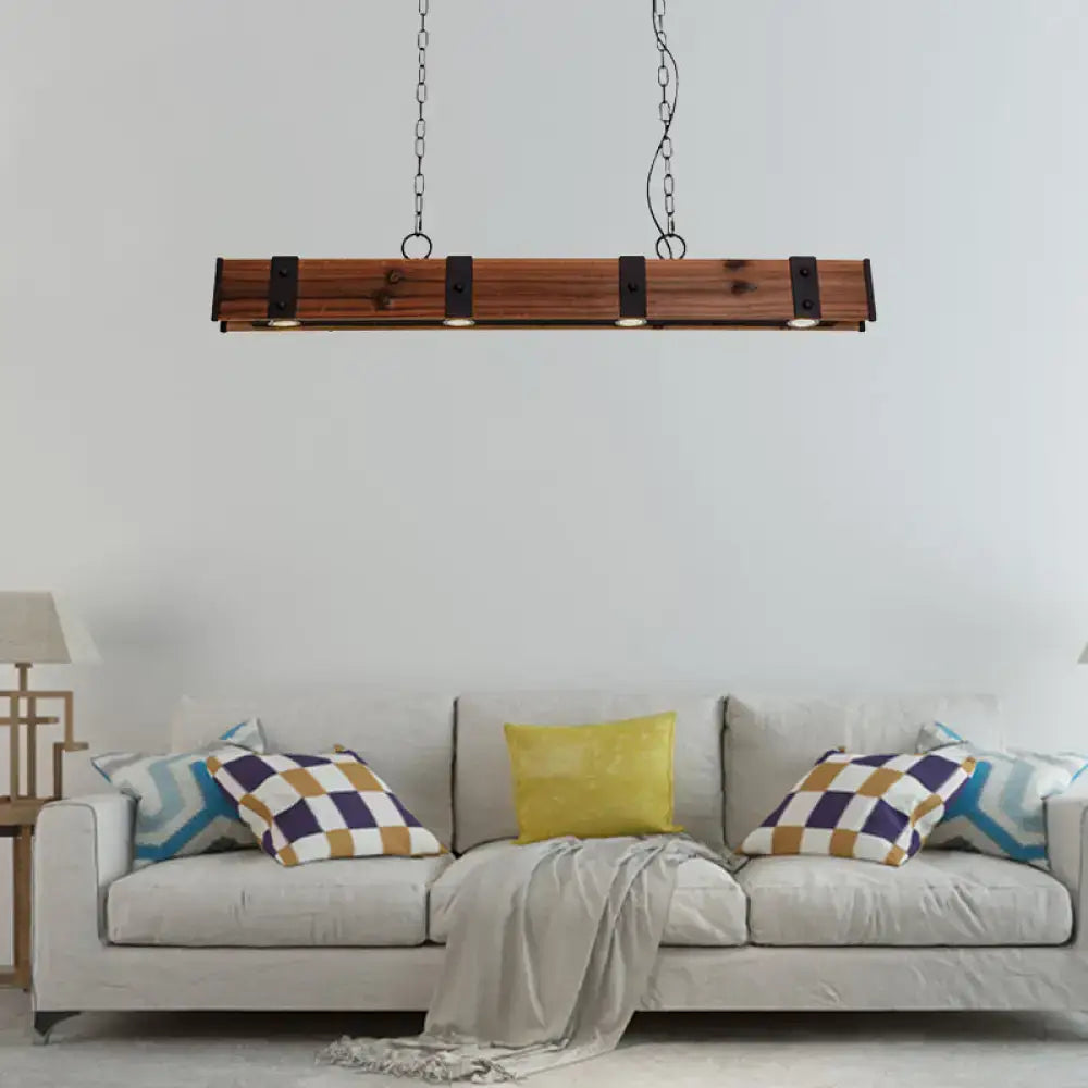 Black Industrial Beam Pendant