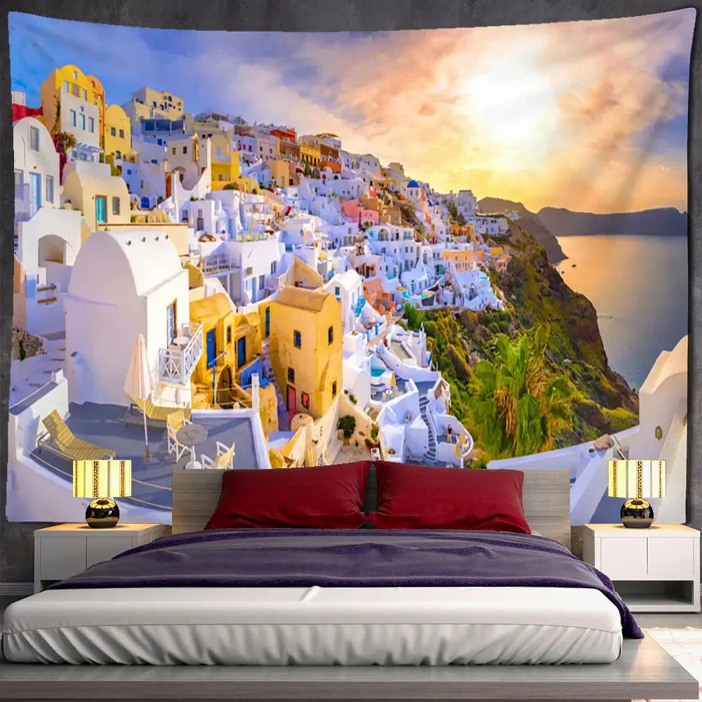 Polyester Castle Tapestry