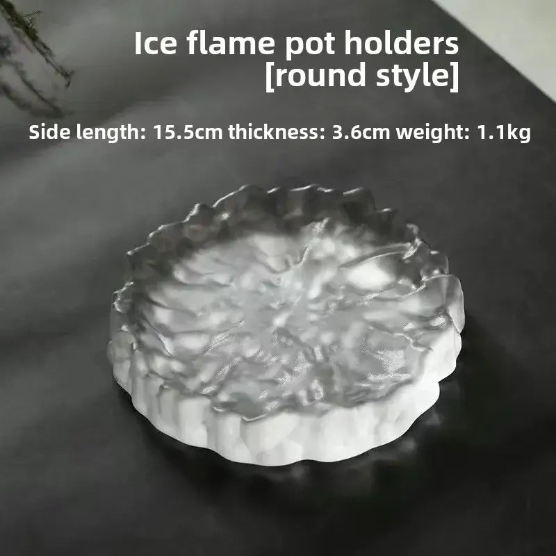 Crystal Glass Coaster Set