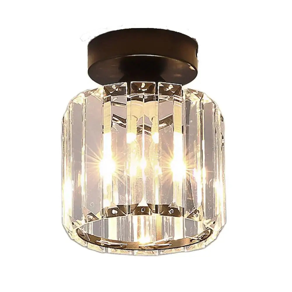 Black Gold Crystal Lights