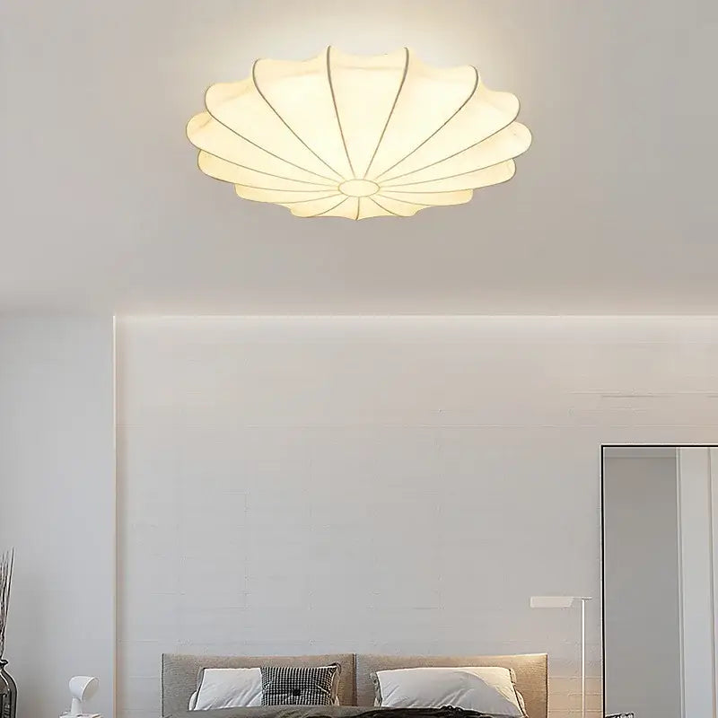 Cream Flower Pendant Light