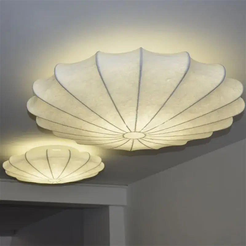 Cream Flower Pendant Light