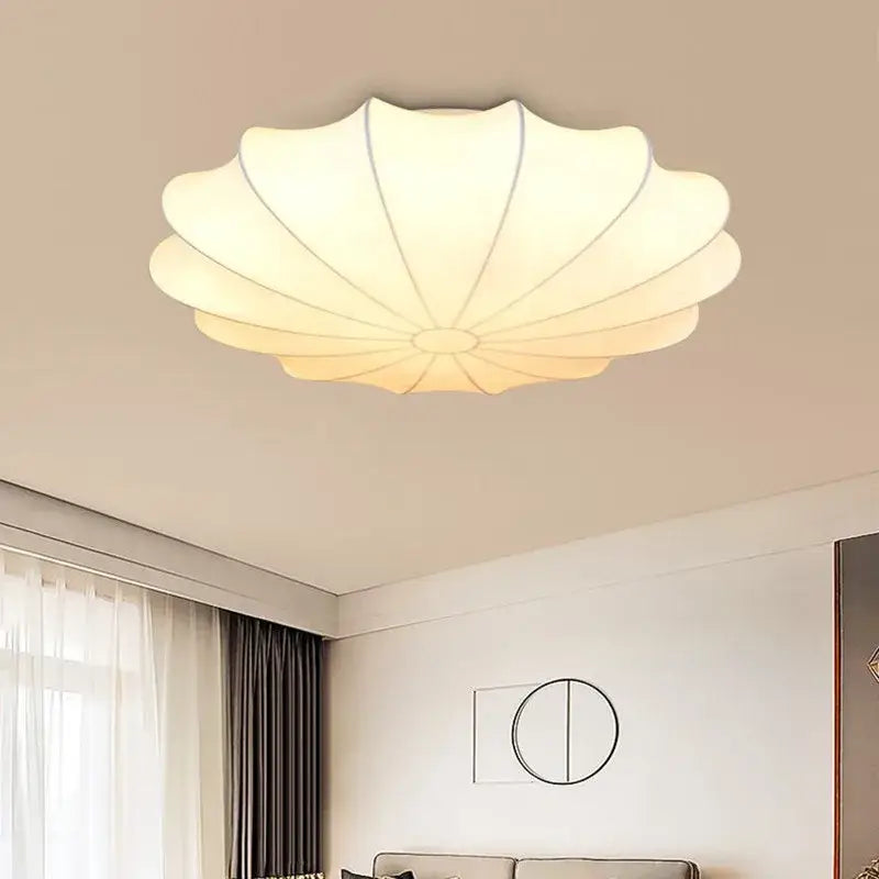 Cream Flower Pendant Light