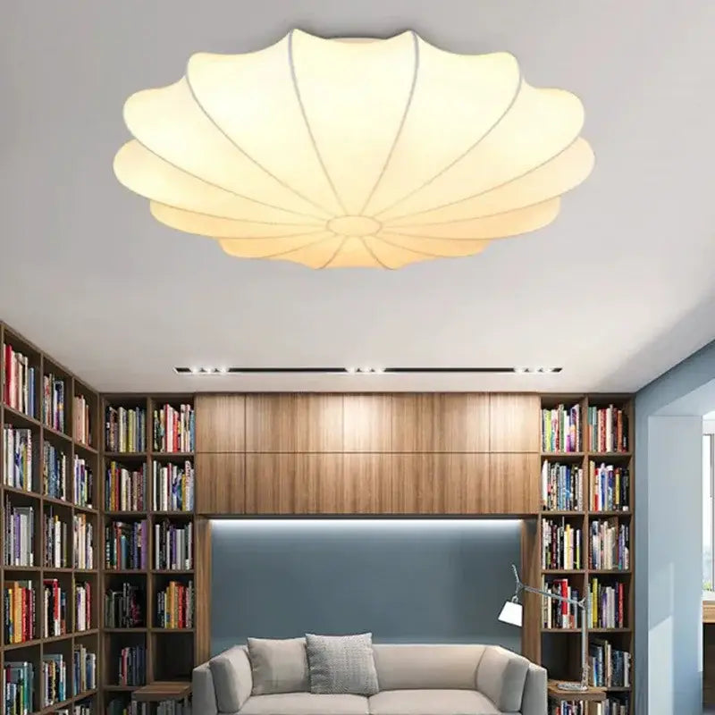 Cream Flower Pendant Light