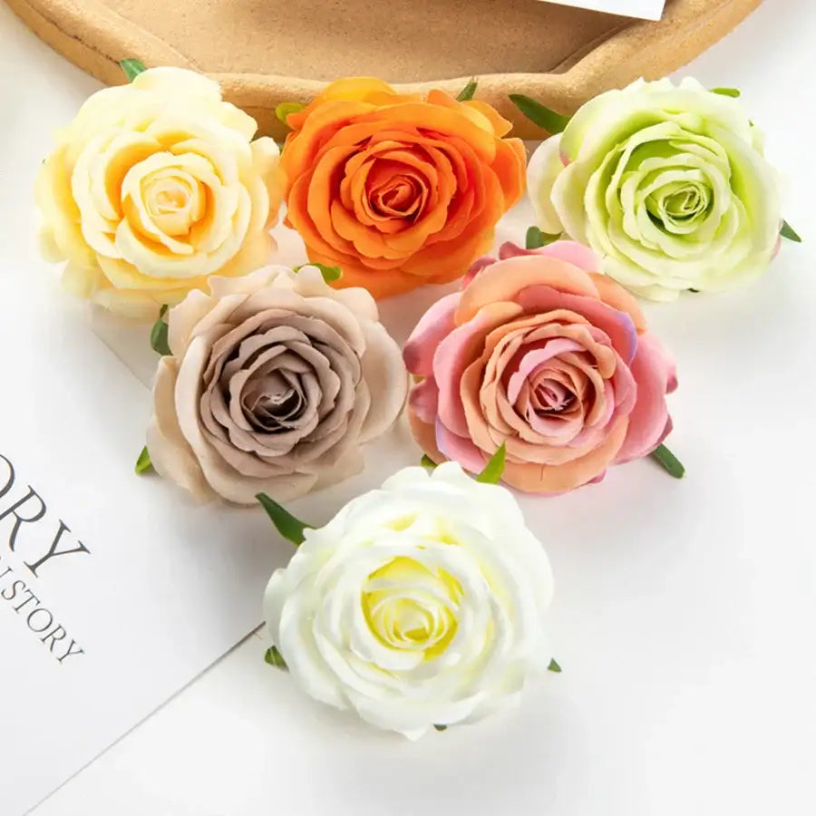 Silk Blue Rose Bouquet