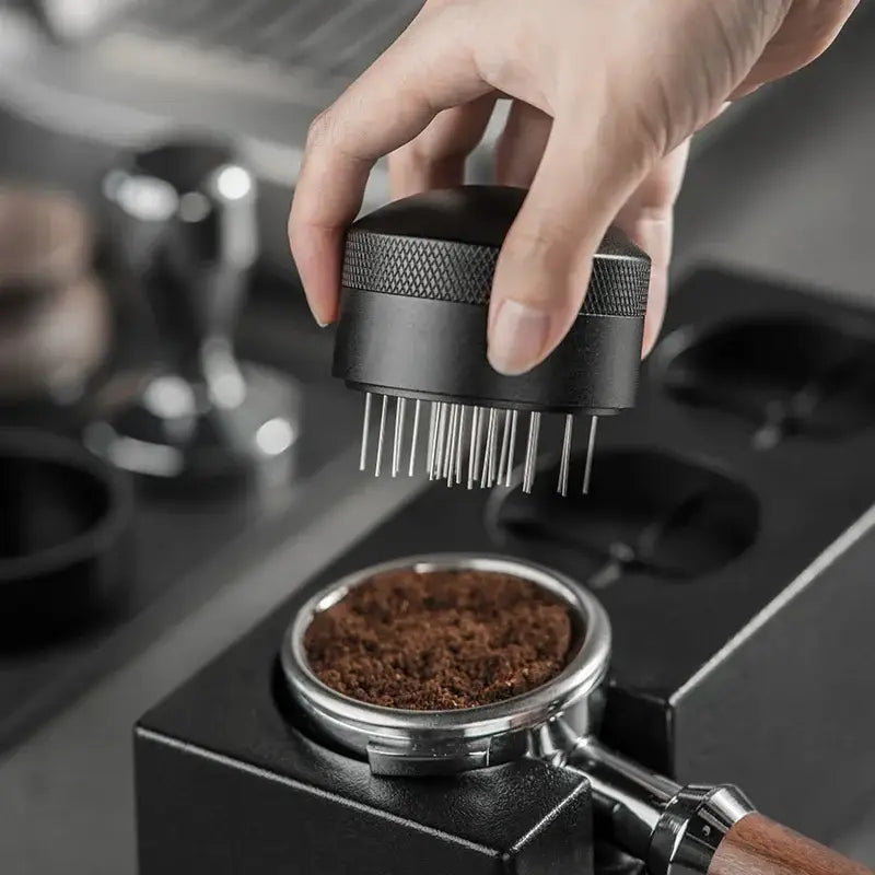 Black Espresso Needle Distributor