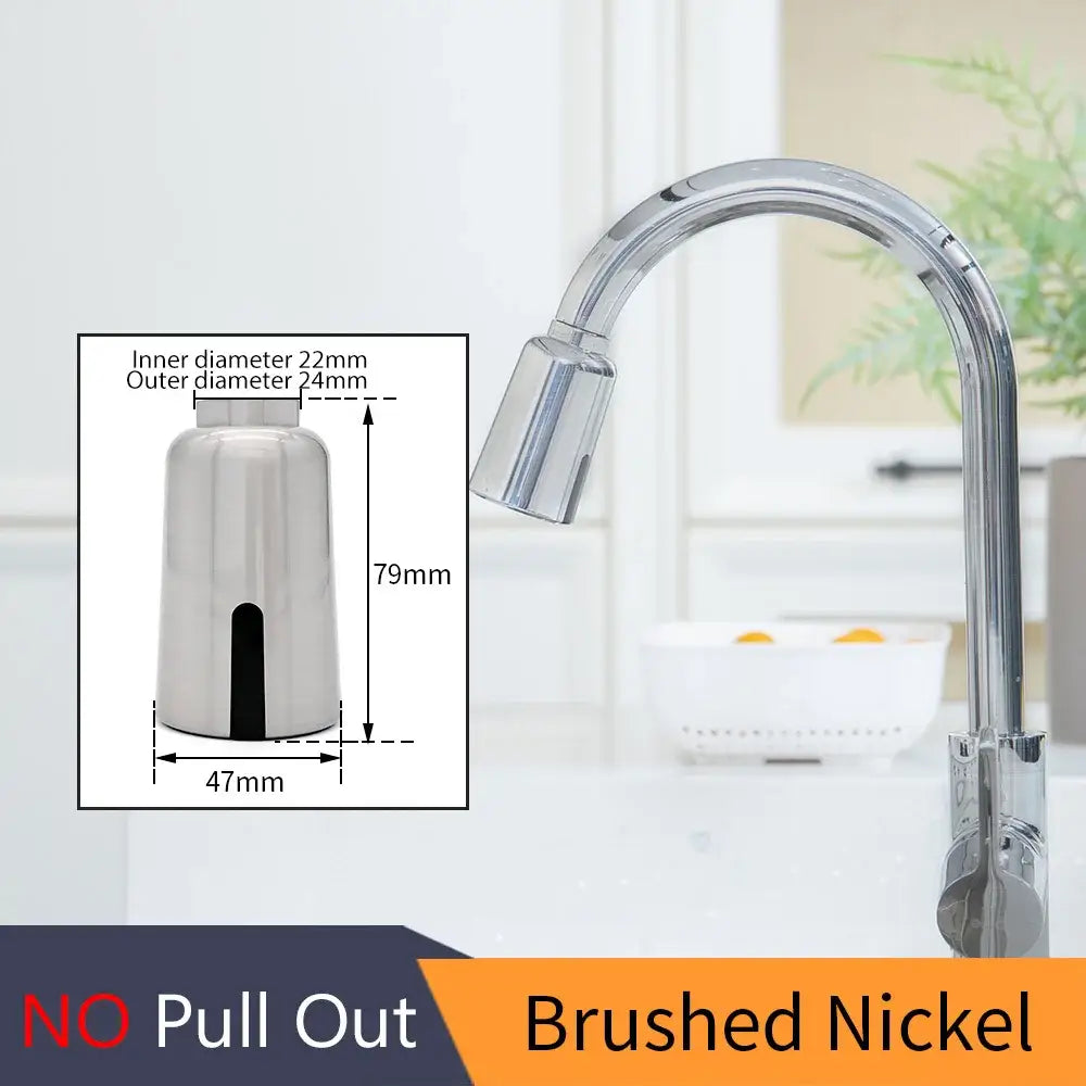 Brushed Nickel Sensor Faucet