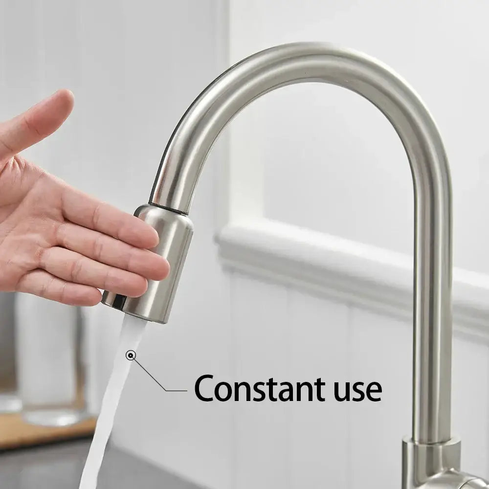 Brushed Nickel Sensor Faucet