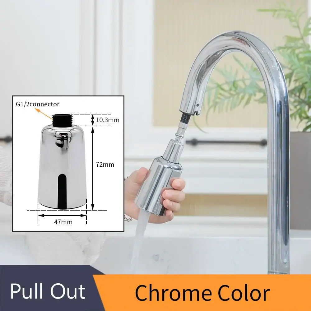 Brushed Nickel Sensor Faucet