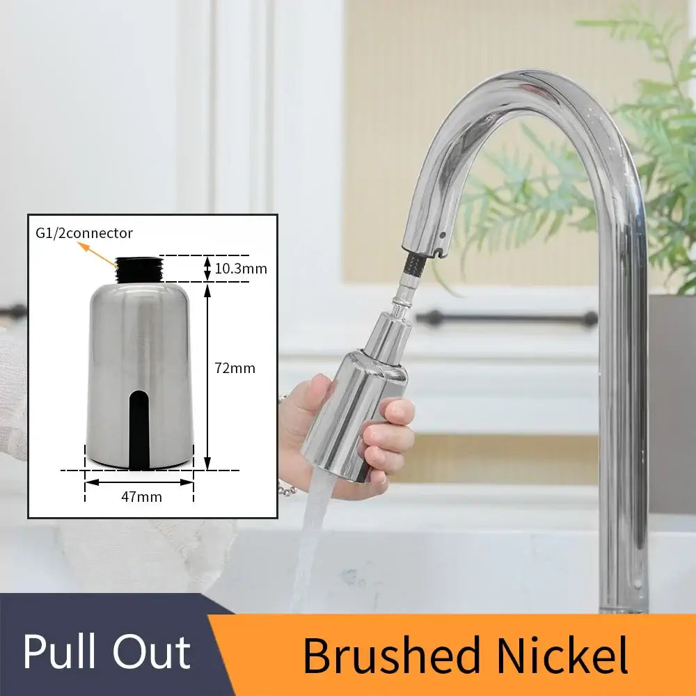 Brushed Nickel Sensor Faucet