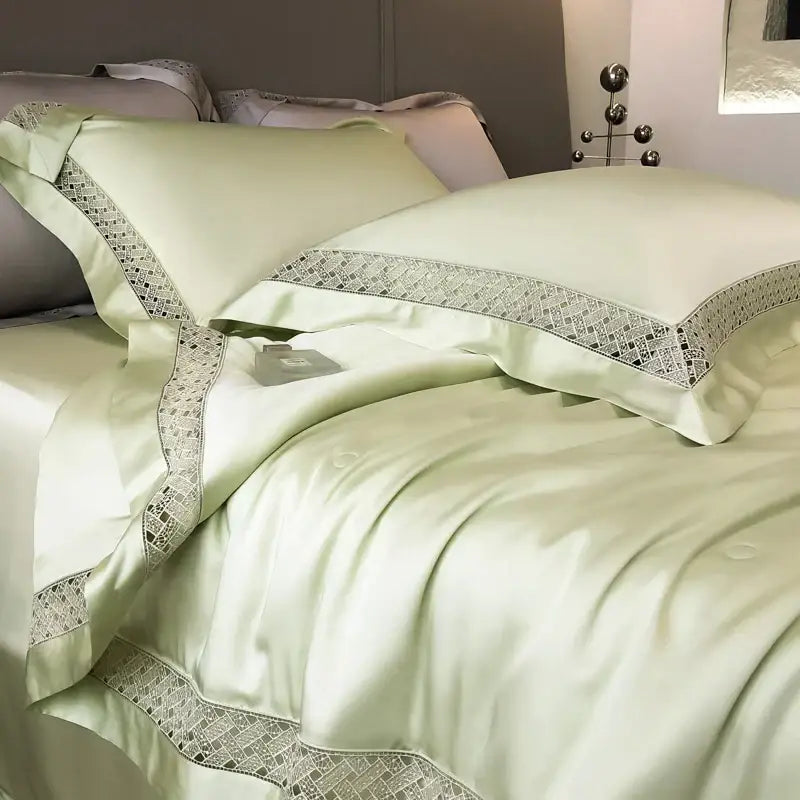 Gray Eucalyptus Summer Quilt Lyocell Blend