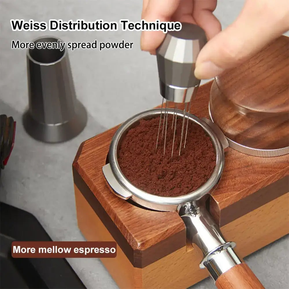 Silver Hexagonal Espresso Tool