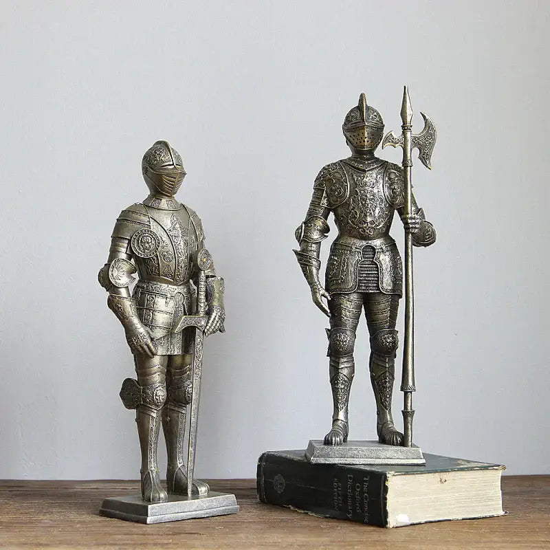 Silver Iron Knight Figurine