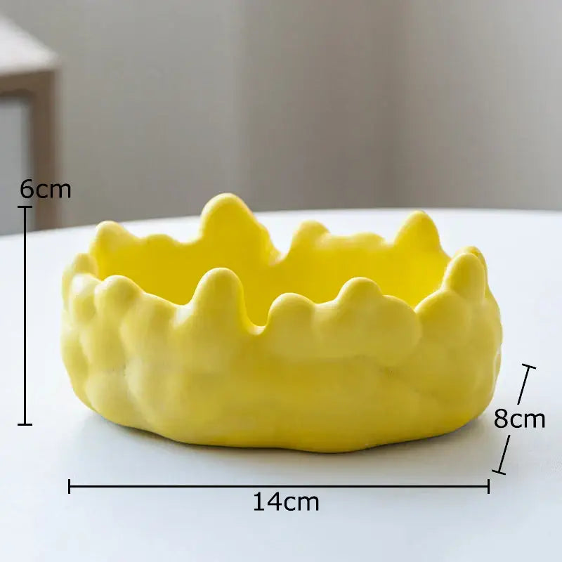 Textured Ceramic Bubble Ashtray