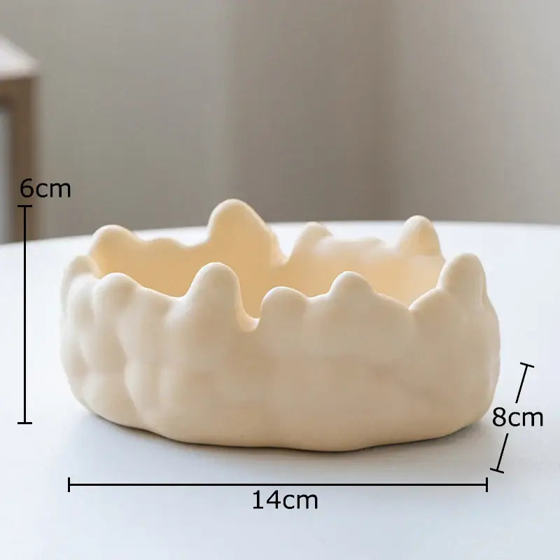 Textured Ceramic Bubble Ashtray