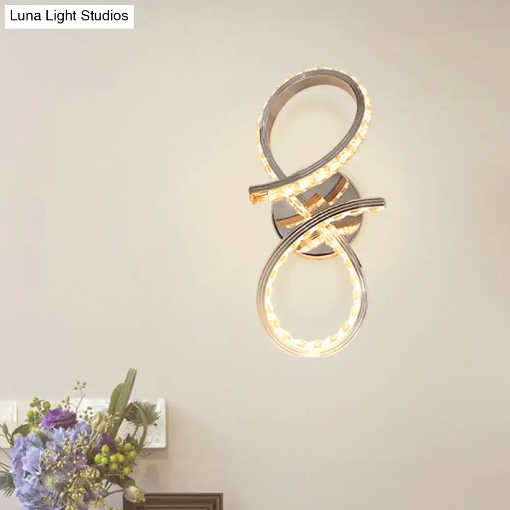 Chrome Infinity Wall Sconce