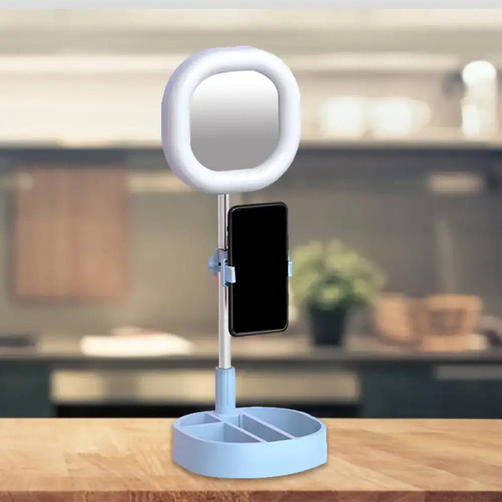 Light Blue LED Vanity Light