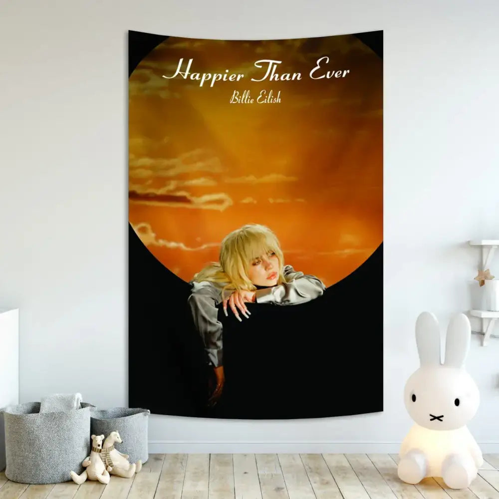 Boho Singer Tapestry Banner