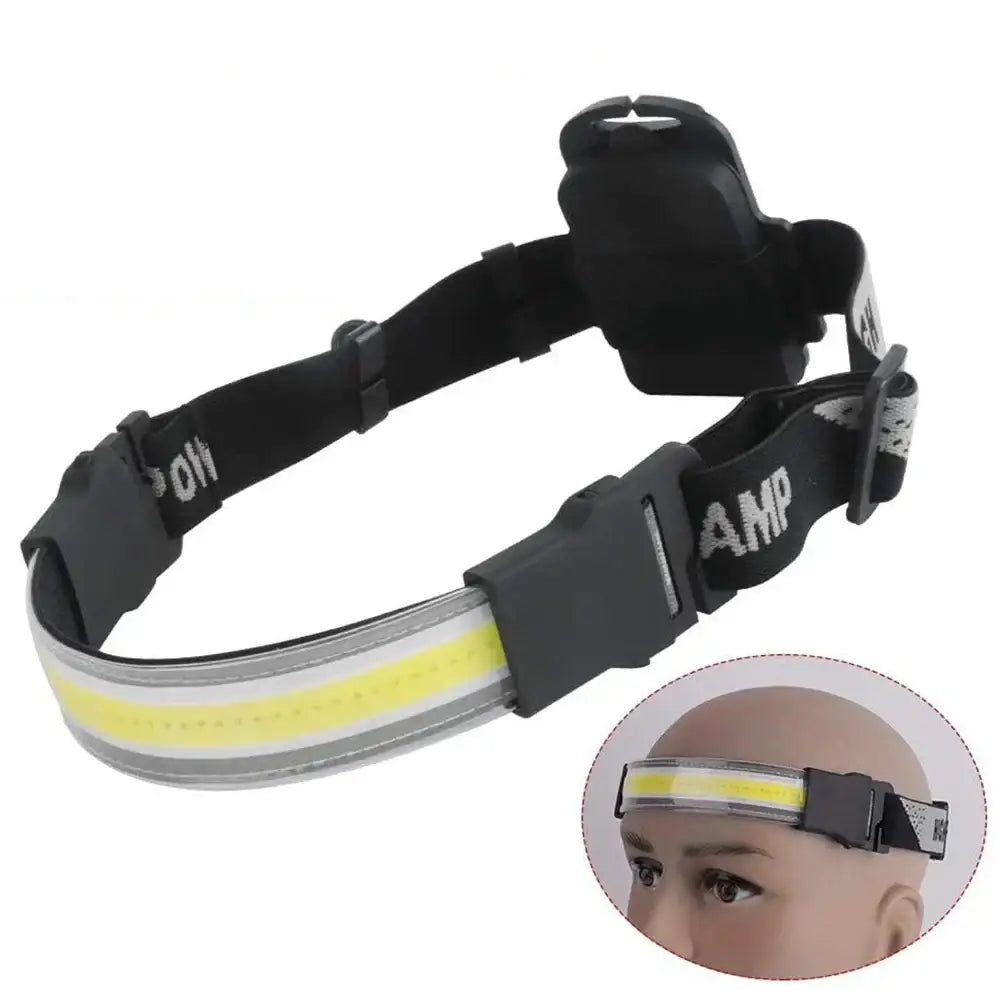 Black LED Sensor Headlamp