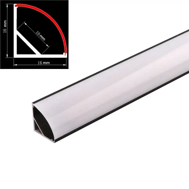 Silver Aluminum Corner Light