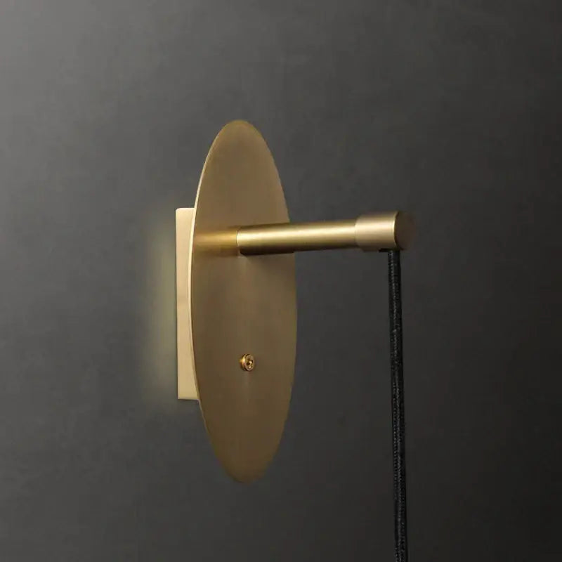Brass Crystal LED Light