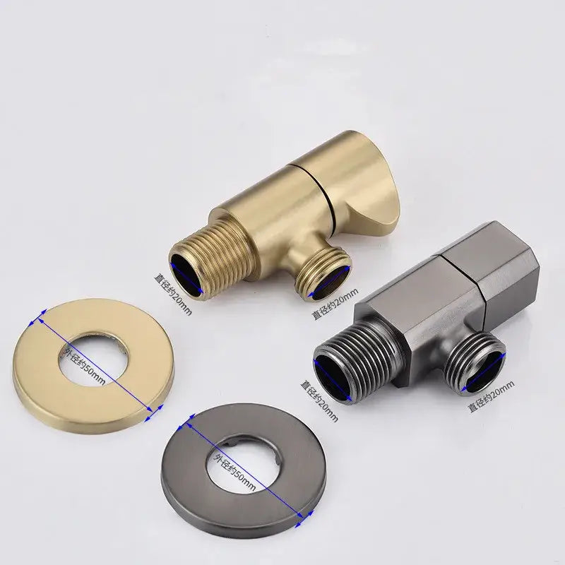 Brushed Gold Corner Valve