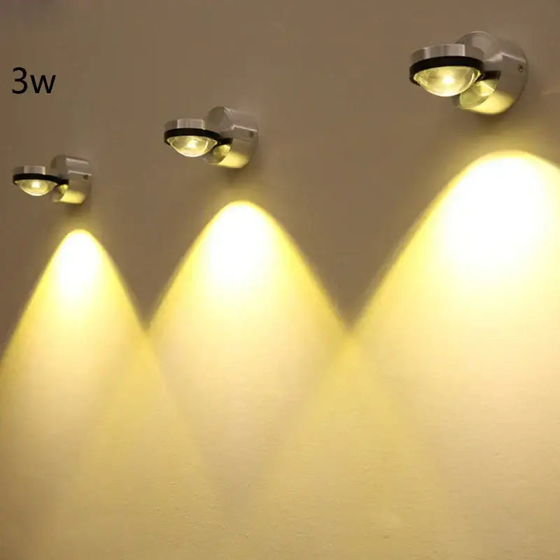 Black Crystal LED Sconce