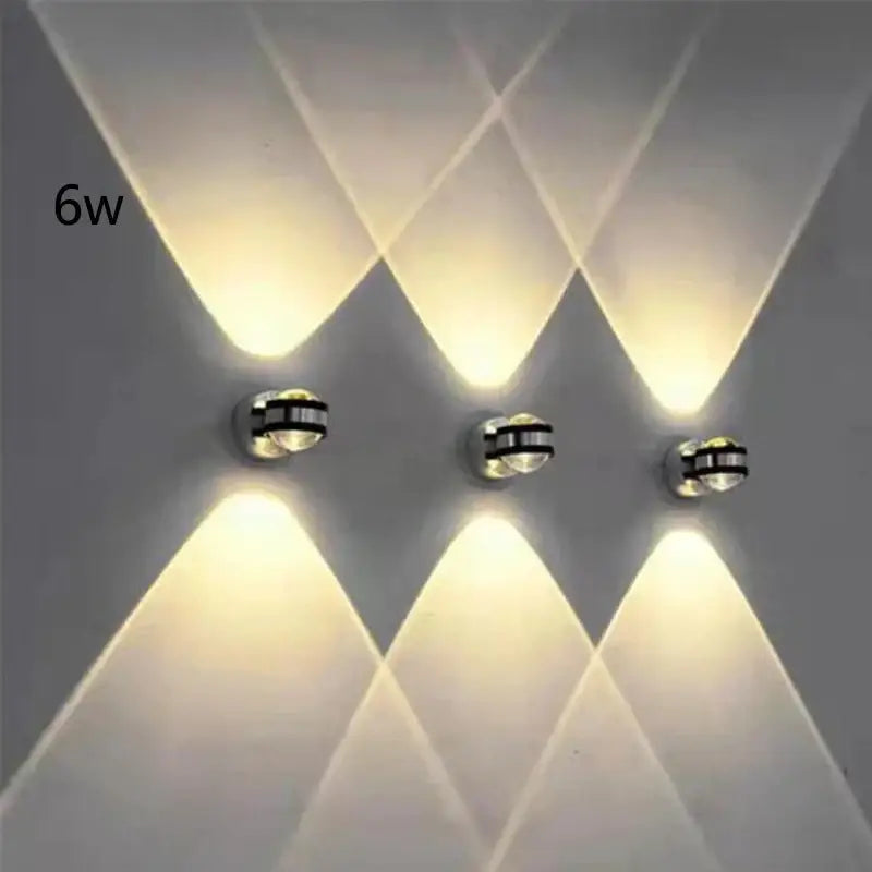 Black Crystal LED Sconce