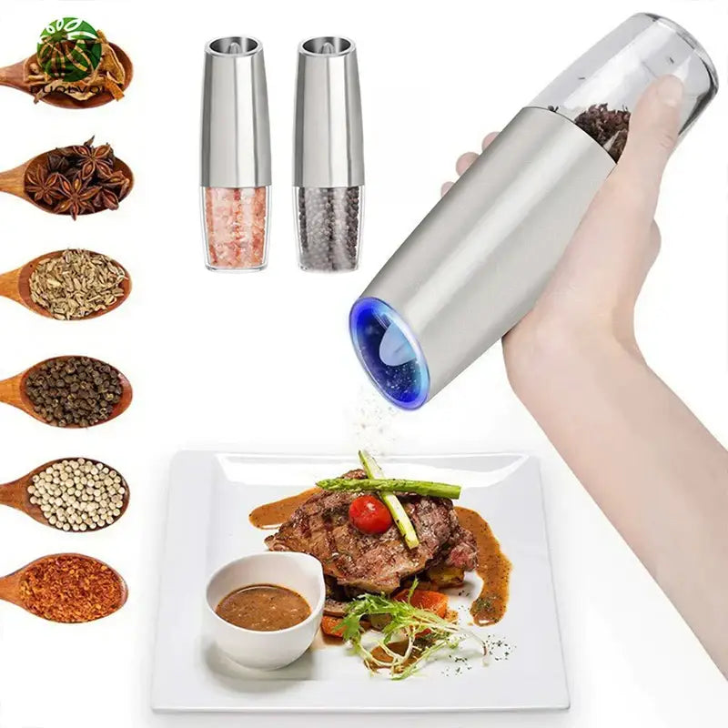 Silver Electric Spice Grinder