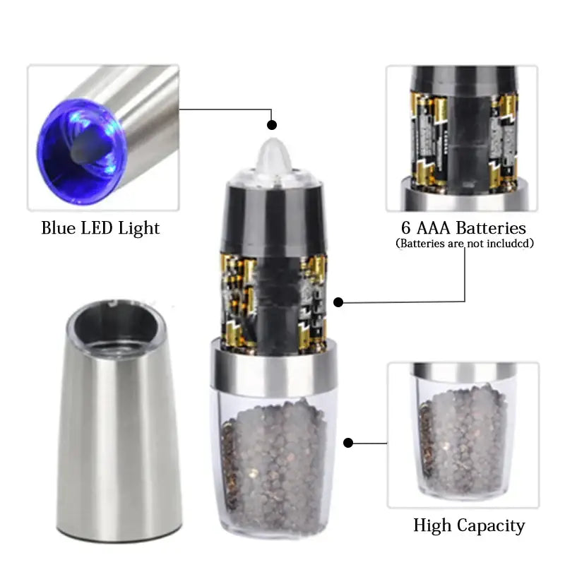 Silver Electric Spice Grinder