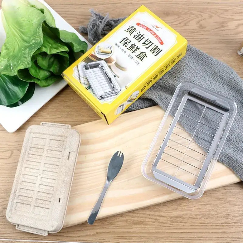 White Stainless Butter Slicer