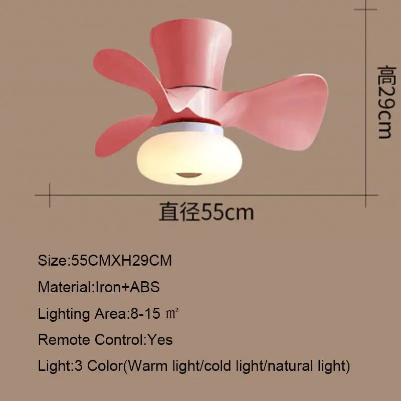 Wood Modern Ceiling Fan