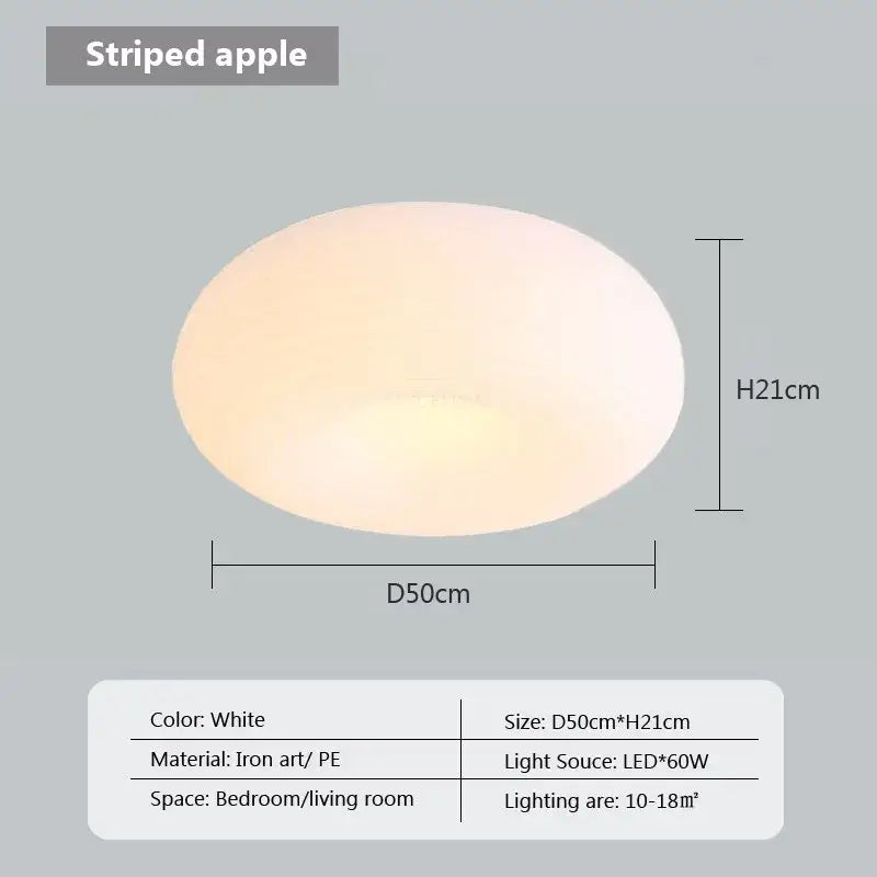 Cream Paper Pendant Light