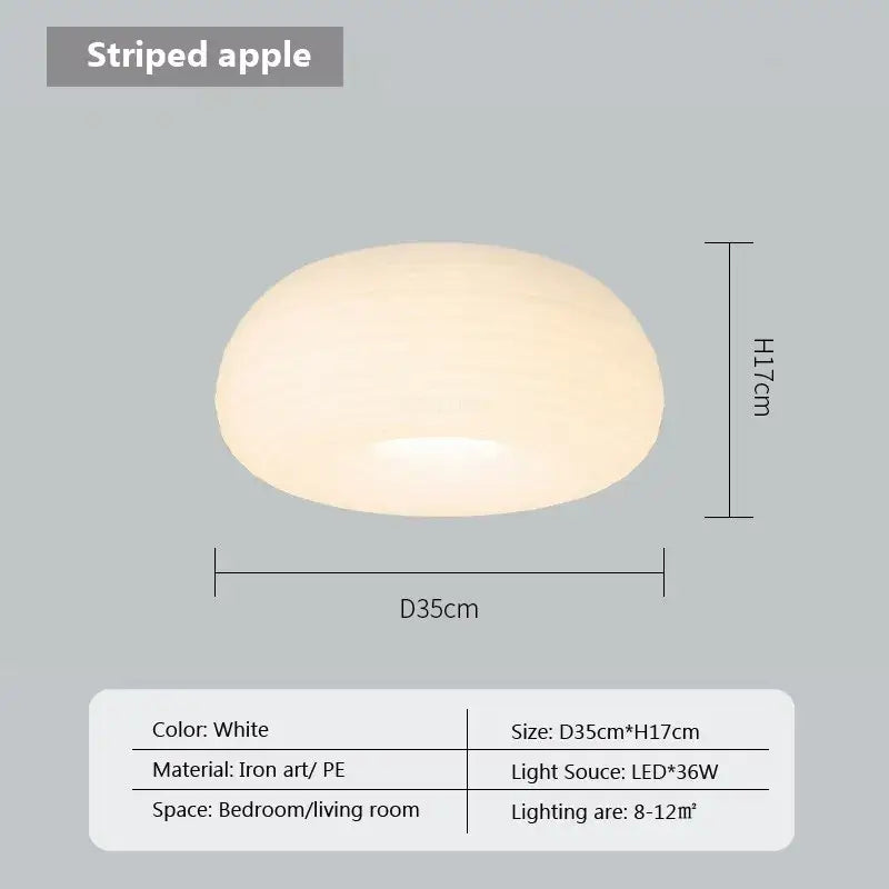 Cream Paper Pendant Light