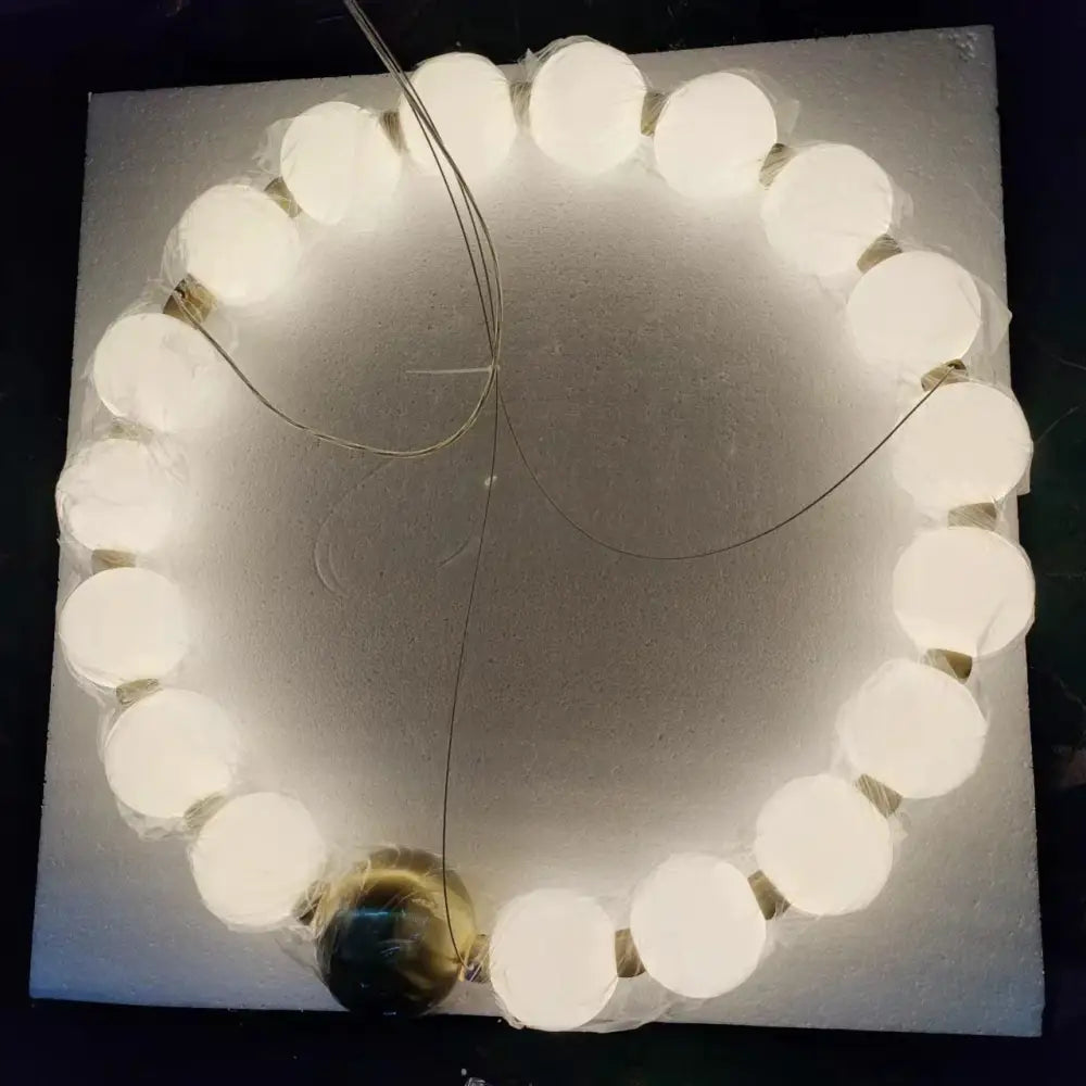 Brass Spiral LED Chandelier