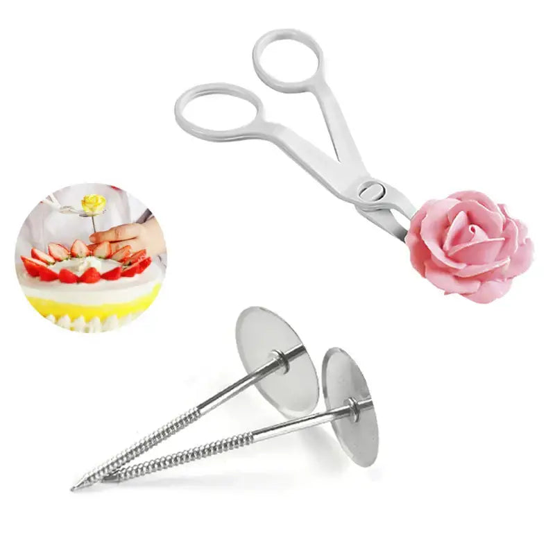 Silver Piping Nail Set