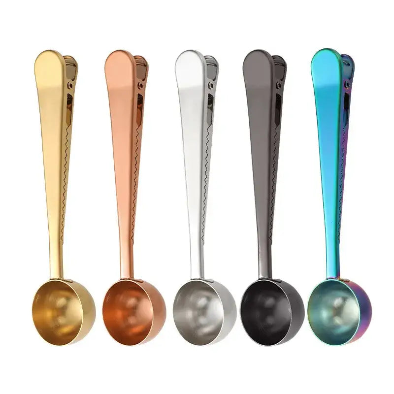 Gold Coffee Spoon Clip