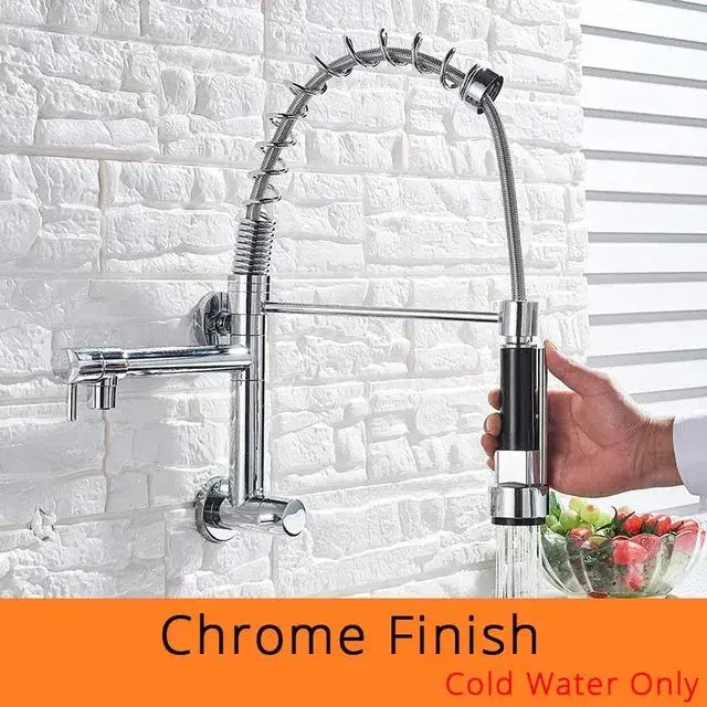 Golden Dual Spout Faucet