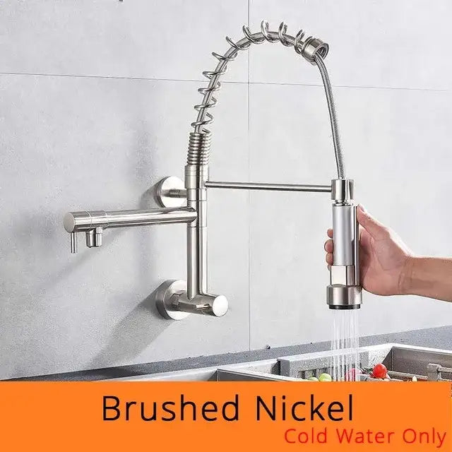 Golden Dual Spout Faucet