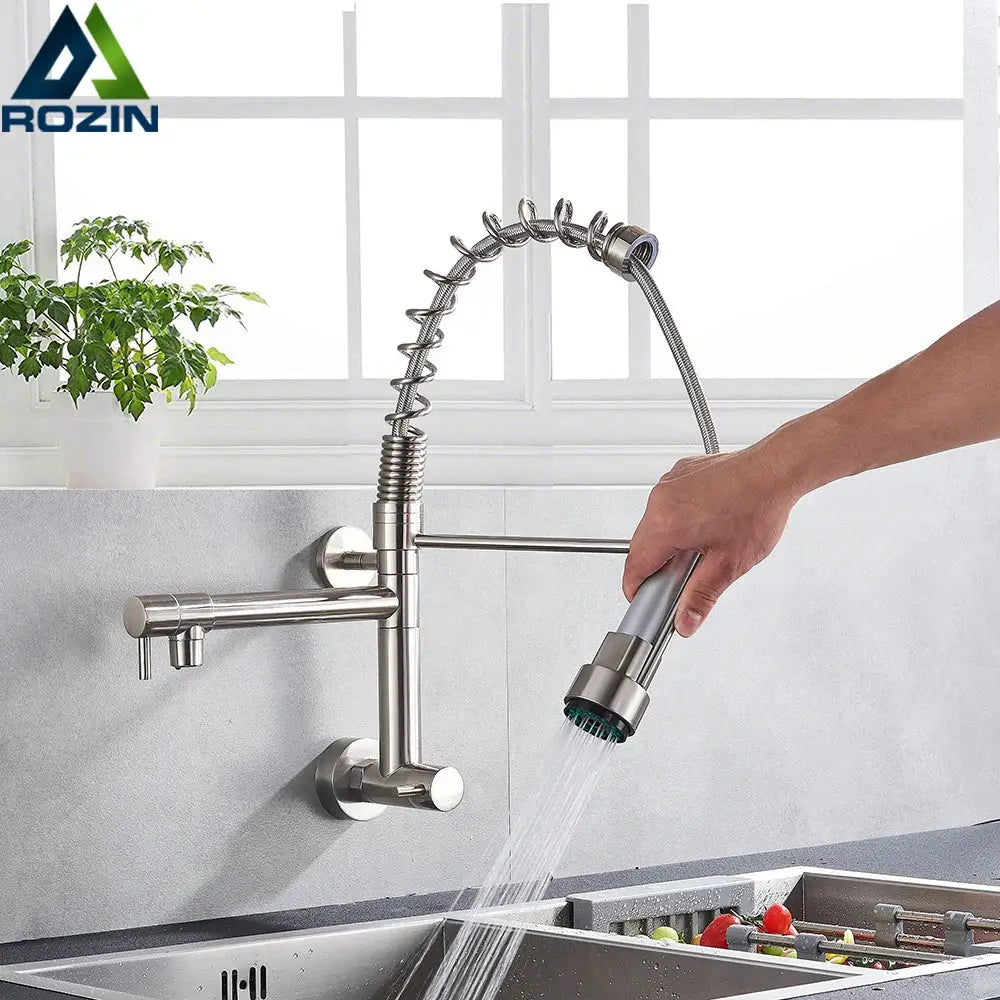 Golden Dual Spout Faucet