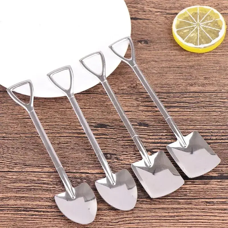 Silver Square Teaspoon Set