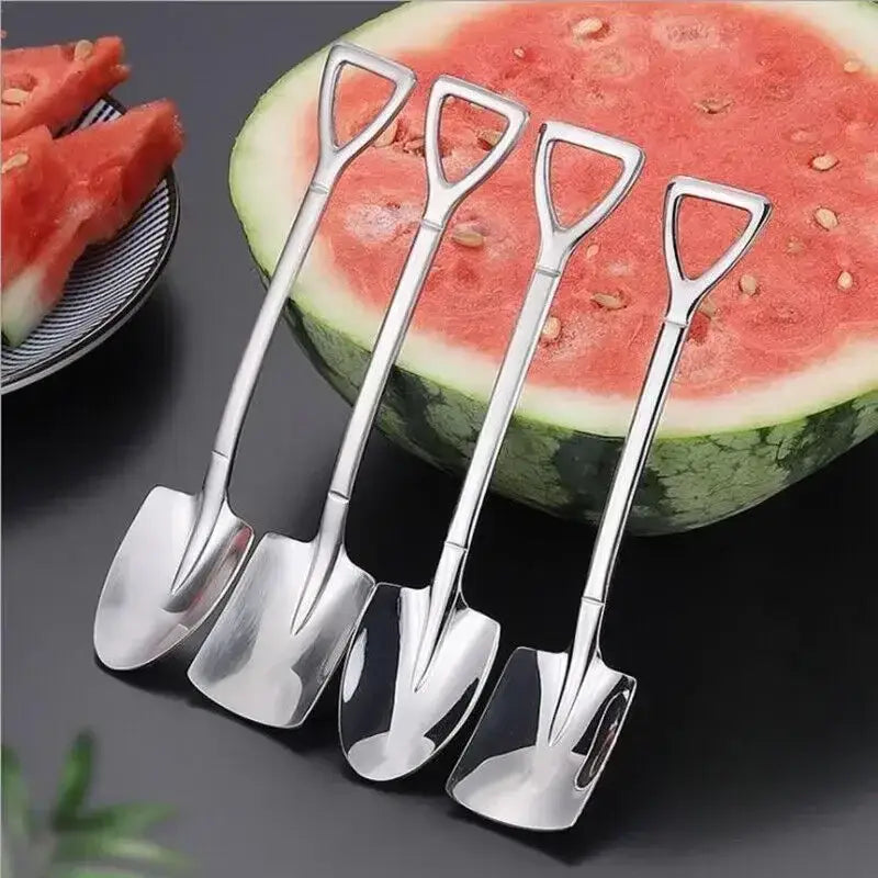 Silver Square Teaspoon Set
