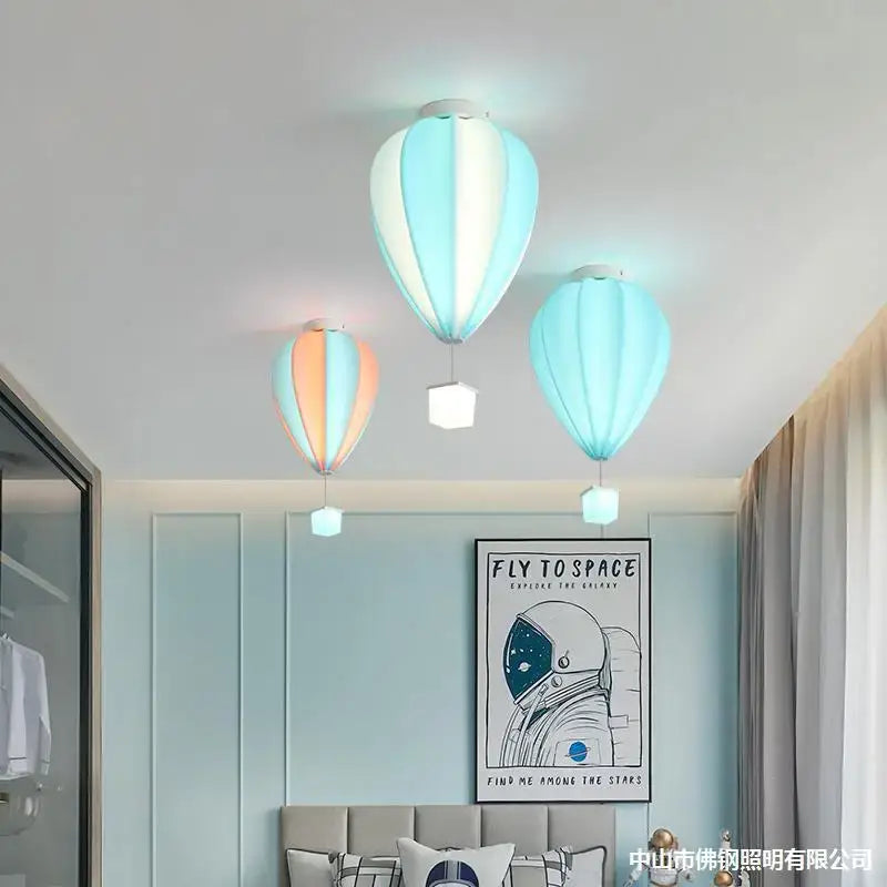 Multicolor Striped Balloon Lamp