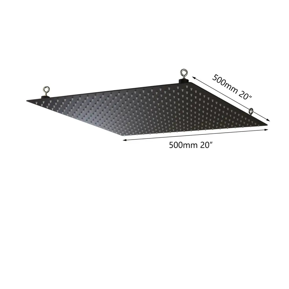 Black Square Rain Shower